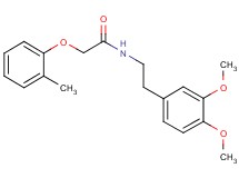 N-[2-(3,4-dimethoxyphenyl)ethyl]-2-(2-methylphenoxy)acetamide