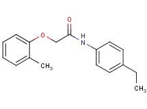 N-(4-ethylphenyl)-2-(2-methylphenoxy)acetamide
