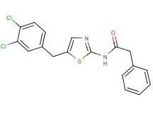 N-[5-(3,4-dichlorobenzyl)-1,3-thiazol-2-yl]-2-phenylacetamide