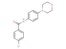 4-chloro-N-[4-(4-morpholinyl)phenyl]benzamide