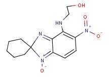 2-[(5-nitro-1-oxidospiro[benzimidazole-2,1'-cyclohexan]-4-yl)amino]ethanol
