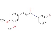 N-(3-bromophenyl)-3-(3,4-dimethoxyphenyl)acrylamide