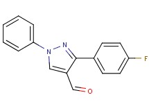 3-(4-fluorophenyl)-1-phenyl-1H-pyrazole-4-carbaldehyde