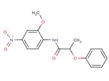 N-(2-methoxy-4-nitrophenyl)-2-phenoxypropanamide