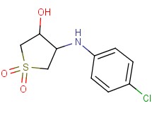 4-[(4-chlorophenyl)amino]tetrahydro-3-thiopheneol 1,1-dioxide