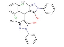 4,4'-[(2,6-dichlorophenyl)methylene]bis(3-methyl-1-phenyl-1H-pyrazol-5-ol)