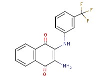 2-amino-3-{[3-(trifluoromethyl)phenyl]amino}naphthoquinone