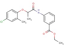 ethyl 3-{[2-(4-chloro-2-methylphenoxy)propanoyl]amino}benzoate