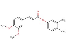3,4-dimethylphenyl 3-(3,4-dimethoxyphenyl)acrylate