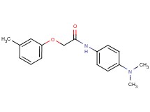 N-[4-(dimethylamino)phenyl]-2-(3-methylphenoxy)acetamide