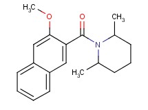 1-(3-methoxy-2-naphthoyl)-2,6-dimethylpiperidine