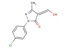 2-(4-chlorophenyl)-4-(hydroxymethylene)-5-methyl-2,4-dihydro-3H-pyrazol-3-one