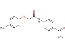 N-(4-acetylphenyl)-2-(4-methylphenoxy)acetamide