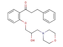 1-{2-[2-hydroxy-3-(4-morpholinyl)propoxy]phenyl}-3-phenyl-1-propanone