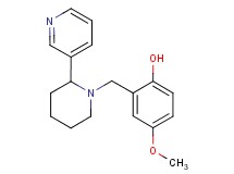 4-methoxy-2-{[2-(3-pyridinyl)-1-piperidinyl]methyl}phenol