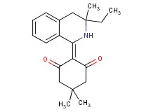 2-(3-ethyl-3-methyl-3,4-dihydro-1(2H)-isoquinolinylidene)-5,5-dimethyl-1,3-cyclohexanedione