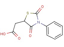 (2,4-dioxo-3-phenyl-1,3-thiazolidin-5-yl)acetic acid