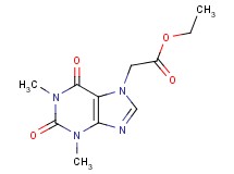 ethyl (1,3-dimethyl-2,6-dioxo-1,2,3,6-tetrahydro-7H-purin-7-yl)acetate