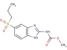 methyl [5-(propylsulfonyl)-1H-benzimidazol-2-yl]carbamate