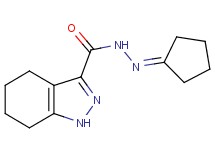 N'-cyclopentylidene-4,5,6,7-tetrahydro-1H-indazole-3-carbohydrazide