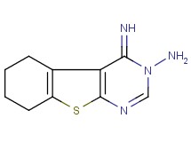 4-imino-5,6,7,8-tetrahydro[1]benzothieno[2,3-d]pyrimidin-3(4H)-amine
