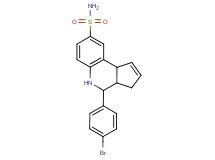 4-(4-bromophenyl)-3a,4,5,9b-tetrahydro-3H-cyclopenta[c]quinoline-8-sulfonamide