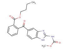 butyl 2-({2-[(methoxycarbonyl)amino]-1H-benzimidazol-5-yl}carbonyl)benzoate