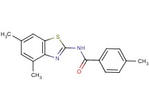 N-(4,6-dimethyl-1,3-benzothiazol-2-yl)-4-methylbenzamide