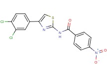 N-[4-(3,4-dichlorophenyl)-1,3-thiazol-2-yl]-4-nitrobenzamide