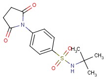 N-(tert-butyl)-4-(2,5-dioxo-1-pyrrolidinyl)benzenesulfonamide