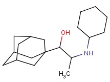 1-(1-adamantyl)-2-(cyclohexylamino)-1-propanol hydrochloride