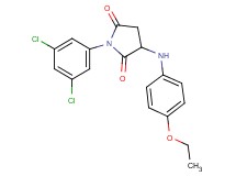 1-(3,5-dichlorophenyl)-3-[(4-ethoxyphenyl)amino]-2,5-pyrrolidinedione