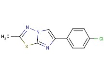 6-(4-chlorophenyl)-2-methylimidazo[2,1-b][1,3,4]thiadiazole hydrobromide