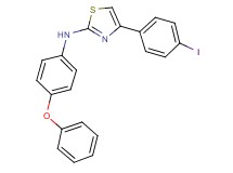 4-(4-iodophenyl)-N-(4-phenoxyphenyl)-1,3-thiazol-2-amine hydrobromide