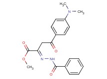 methyl 2-(benzoylhydrazono)-4-[4-(dimethylamino)phenyl]-4-oxobutanoate