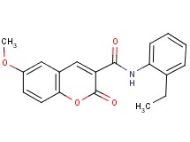 N-(2-ethylphenyl)-6-methoxy-2-oxo-2H-chromene-3-carboxamide