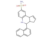 4-(1-naphthyl)-3a,4,5,9b-tetrahydro-3H-cyclopenta[c]quinoline-8-sulfonamide