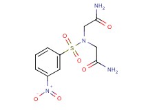 2,2'-{[(3-nitrophenyl)sulfonyl]imino}diacetamide