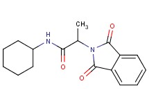 N-cyclohexyl-2-(1,3-dioxo-1,3-dihydro-2H-isoindol-2-yl)propanamide