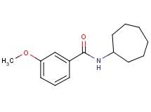 N-cycloheptyl-3-methoxybenzamide