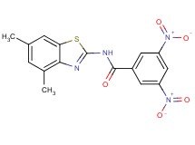 N-(4,6-dimethyl-1,3-benzothiazol-2-yl)-3,5-dinitrobenzamide