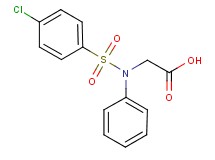 N-[(4-chlorophenyl)sulfonyl]-N-phenylglycine