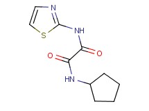 N-cyclopentyl-N'-1,3-thiazol-2-ylethanediamide
