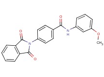 4-(1,3-dioxo-1,3-dihydro-2H-isoindol-2-yl)-N-(3-methoxyphenyl)benzamide