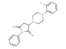 3-[4-(2-fluorophenyl)-1-piperazinyl]-1-phenyl-2,5-pyrrolidinedione