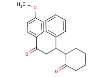 2-[3-(4-methoxyphenyl)-3-oxo-1-phenylpropyl]cyclohexanone