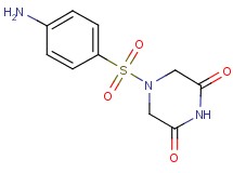4-[(4-aminophenyl)sulfonyl]-2,6-piperazinedione