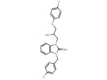 1-[3-(4-chlorobenzyl)-2-imino-2,3-dihydro-1H-benzimidazol-1-yl]-3-(4-chlorophenoxy)-2-propanol hydrochloride