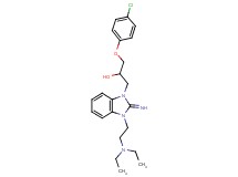 1-(4-chlorophenoxy)-3-{3-[2-(diethylamino)ethyl]-2-imino-2,3-dihydro-1H-benzimidazol-1-yl}-2-propanol hydrochloride