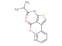 ethyl 2-(isobutyrylamino)-4-phenyl-3-thiophenecarboxylate